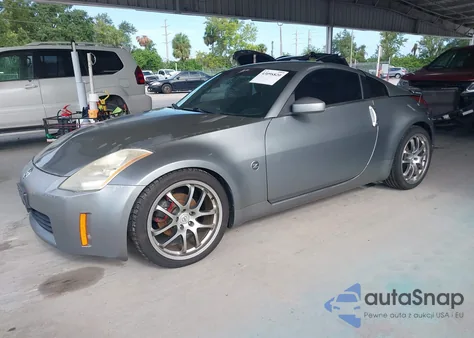 2004 Nissan 350Z Enthusiast из США, поврежденный, VIN JN1AZ34D64M104177